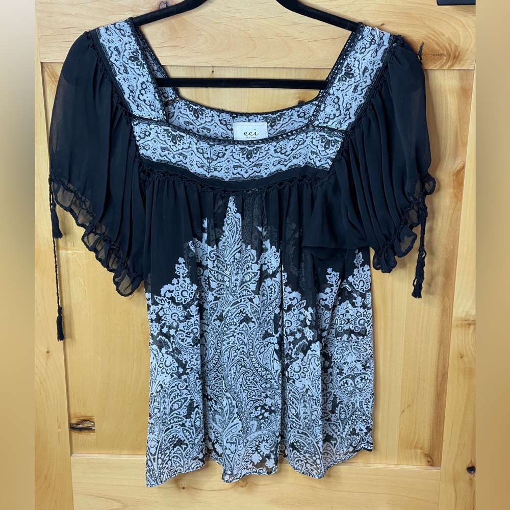 Eci short sleeved blouse